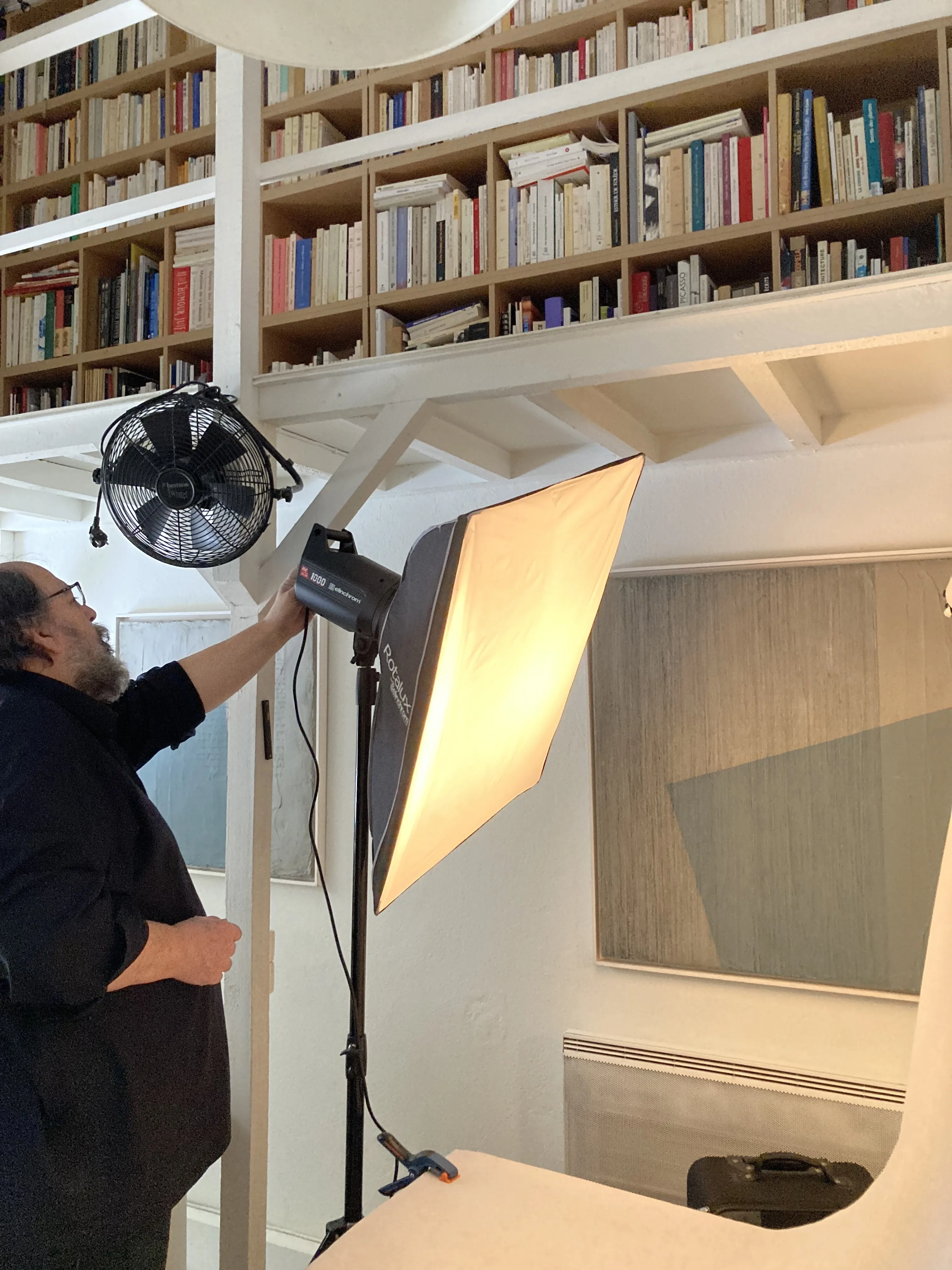 Elisabeth Raphael, her studio and her home, between Paris and Jerusalem (12/33)
